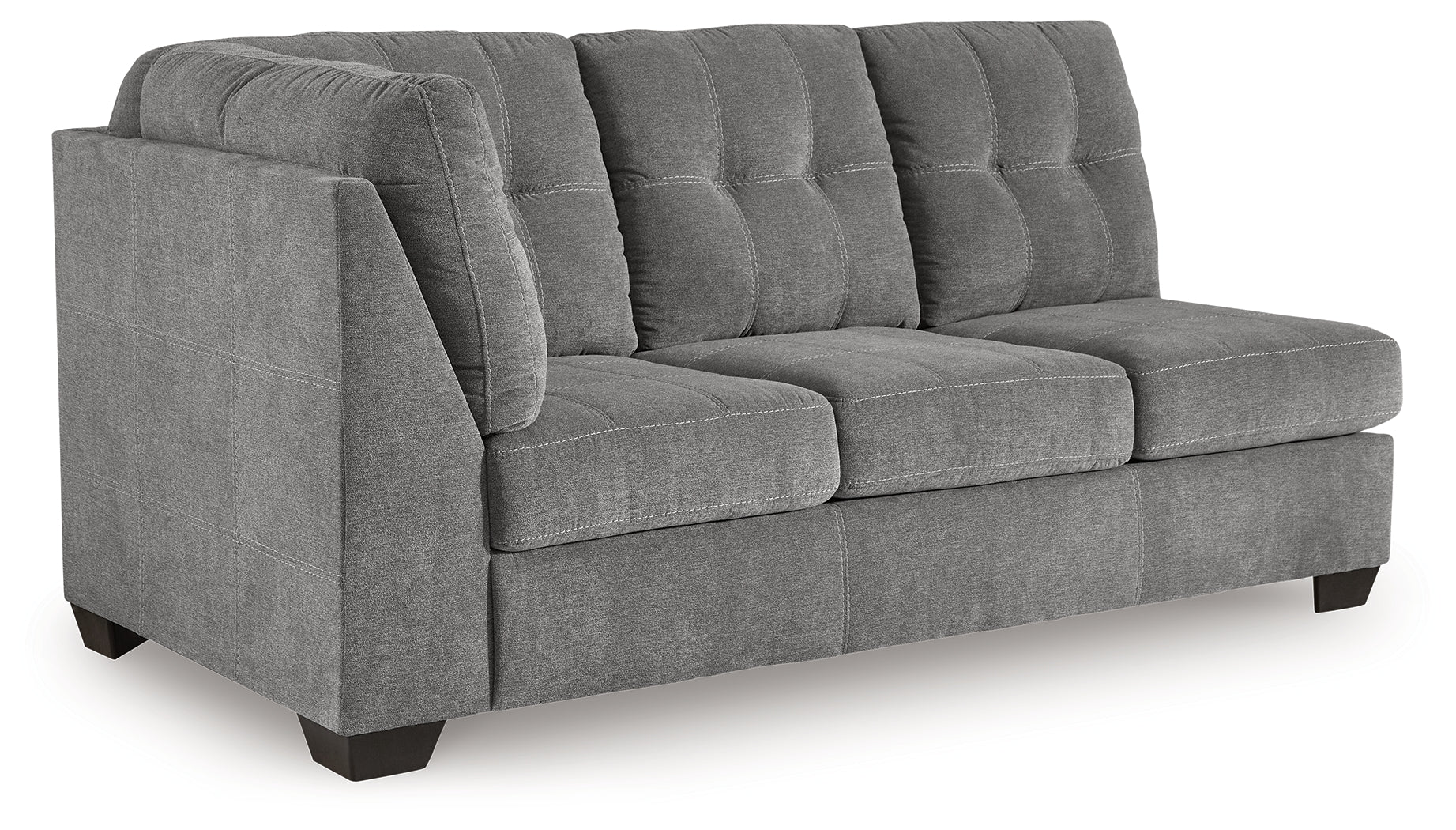 Marleton Gray 2-Piece Sectional and Ottoman