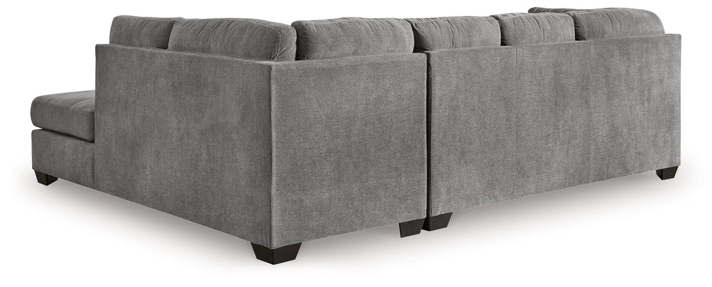 Marleton Gray 2-Piece Sectional and Ottoman