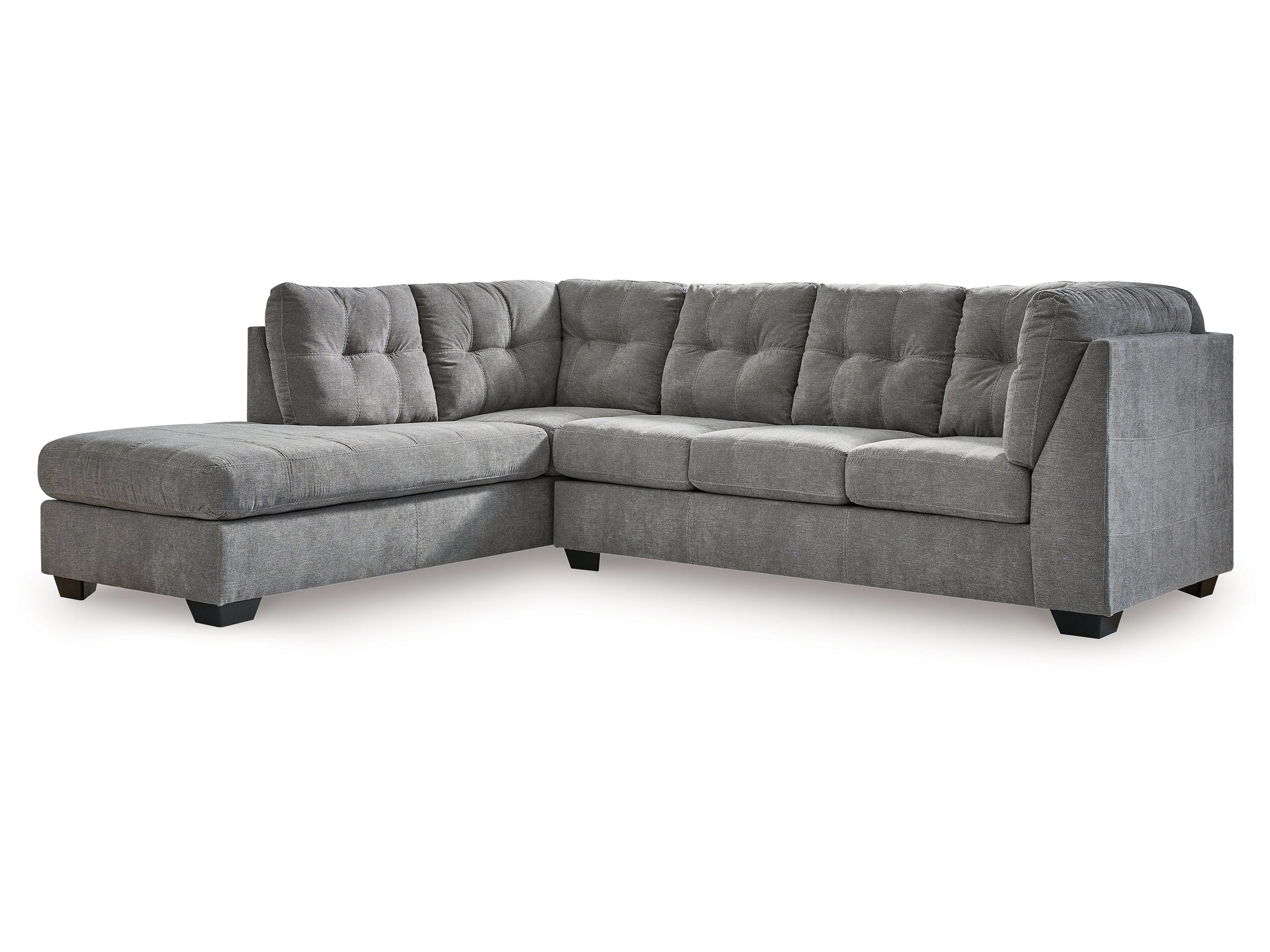 Marleton Gray 2-Piece Sectional with Chaise