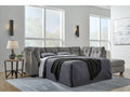 Marleton Gray 2-Piece Sleeper Sectional with Chaise
