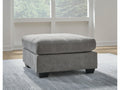 Marleton Gray Oversized Accent Ottoman