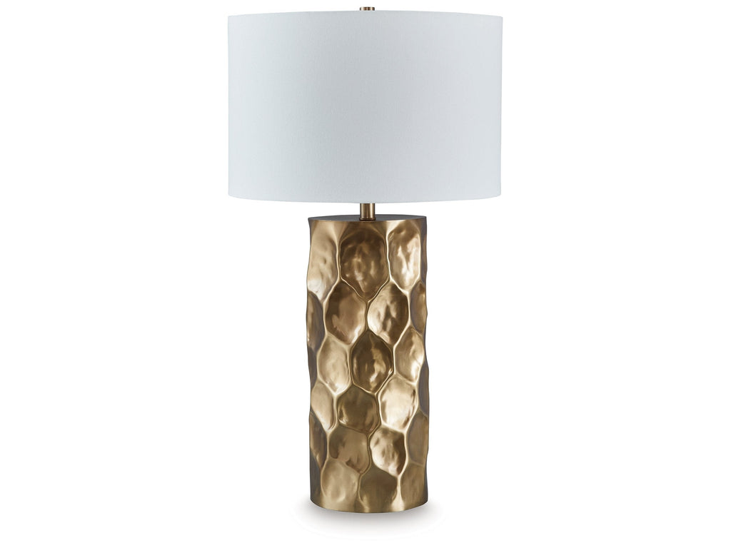 Marshawn Gold Finish Table Lamp