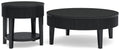 Marstream Black Coffee Table and End Table