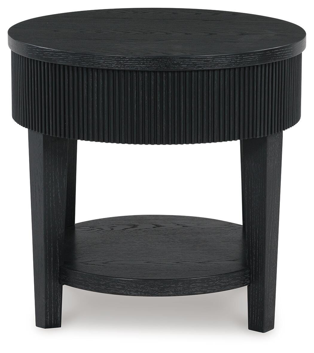 Marstream Black Coffee Table and End Table