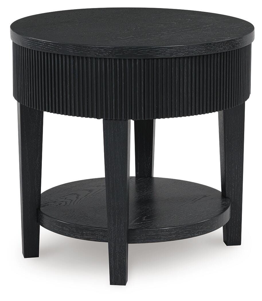Marstream Black Coffee Table and End Table