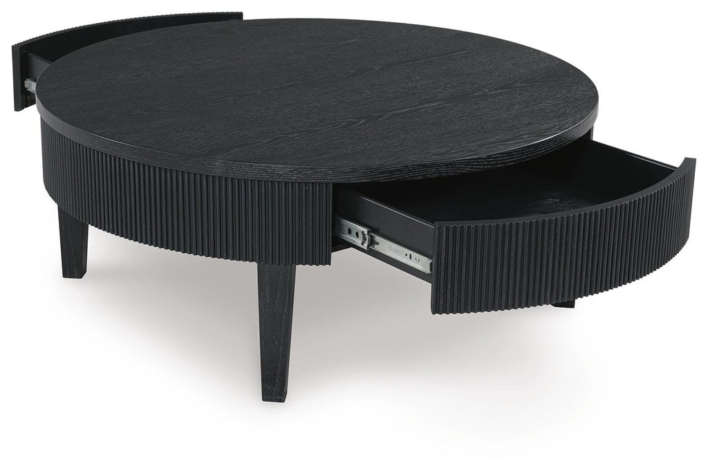 Marstream Black Coffee Table and End Table