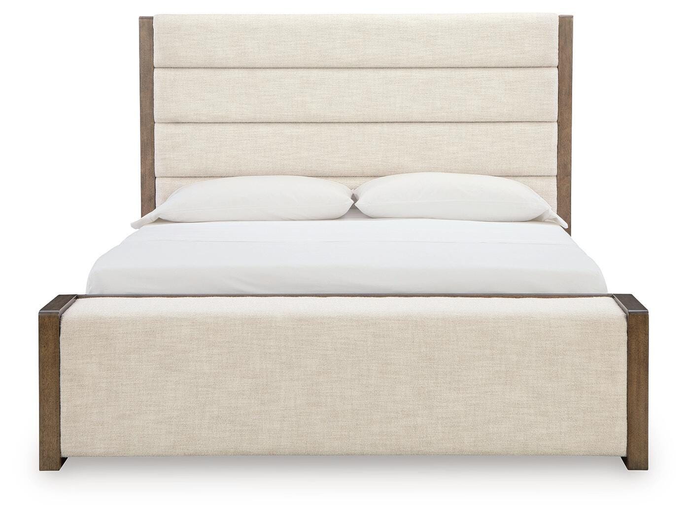 Marxmore Brown California King Upholstered Storage Bed