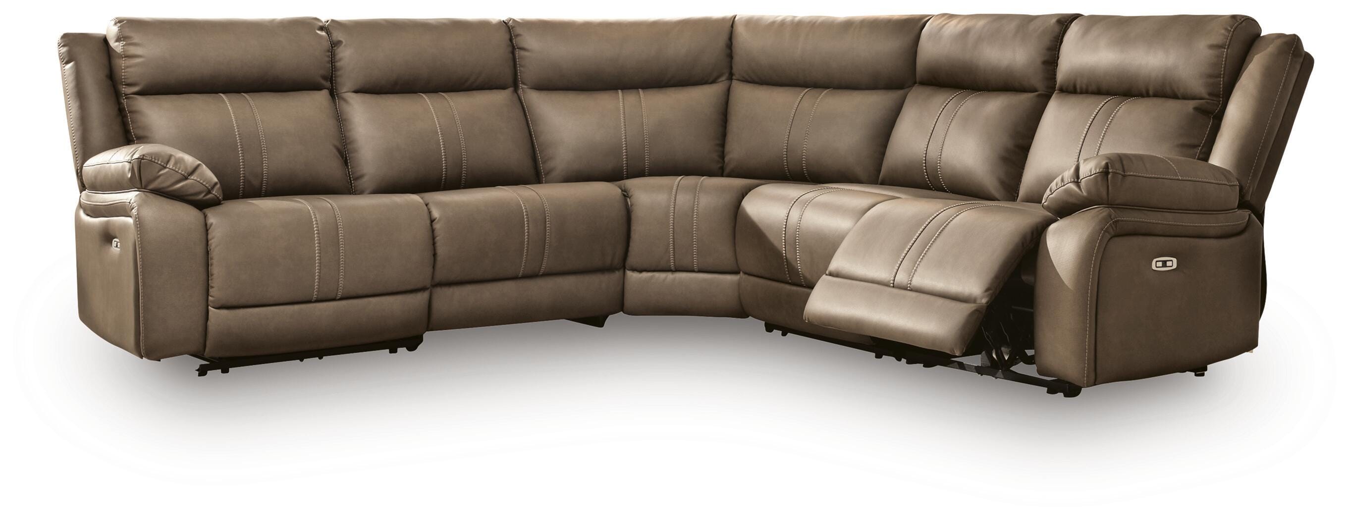 Max-Momentum Biscotti 5-Piece Power Reclining Sectional