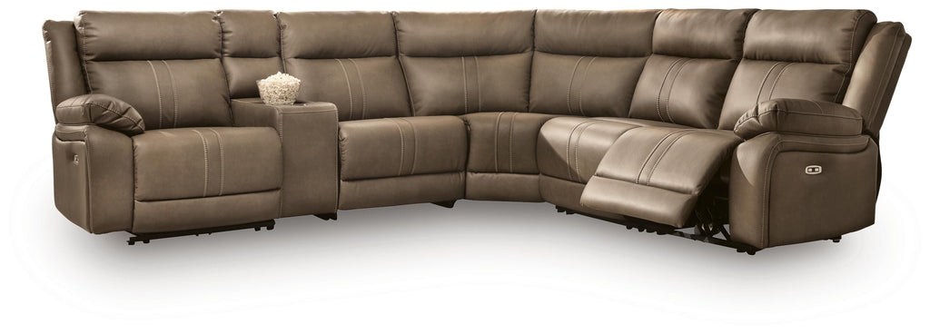 Max-Momentum Biscotti 6 Pc Power Reclining Sectional