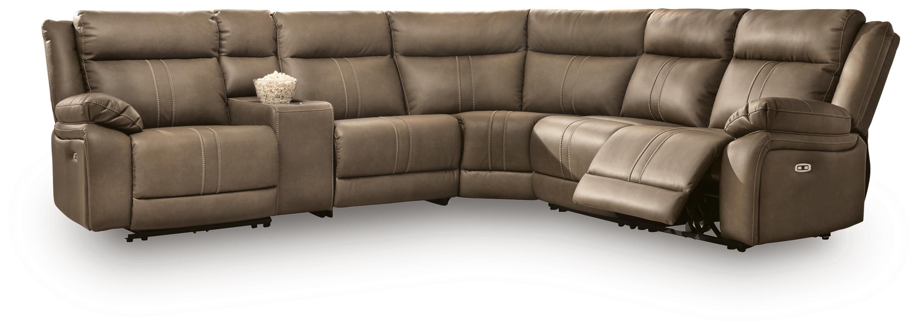 Max-Momentum Biscotti 6 Pc Power Reclining Sectional