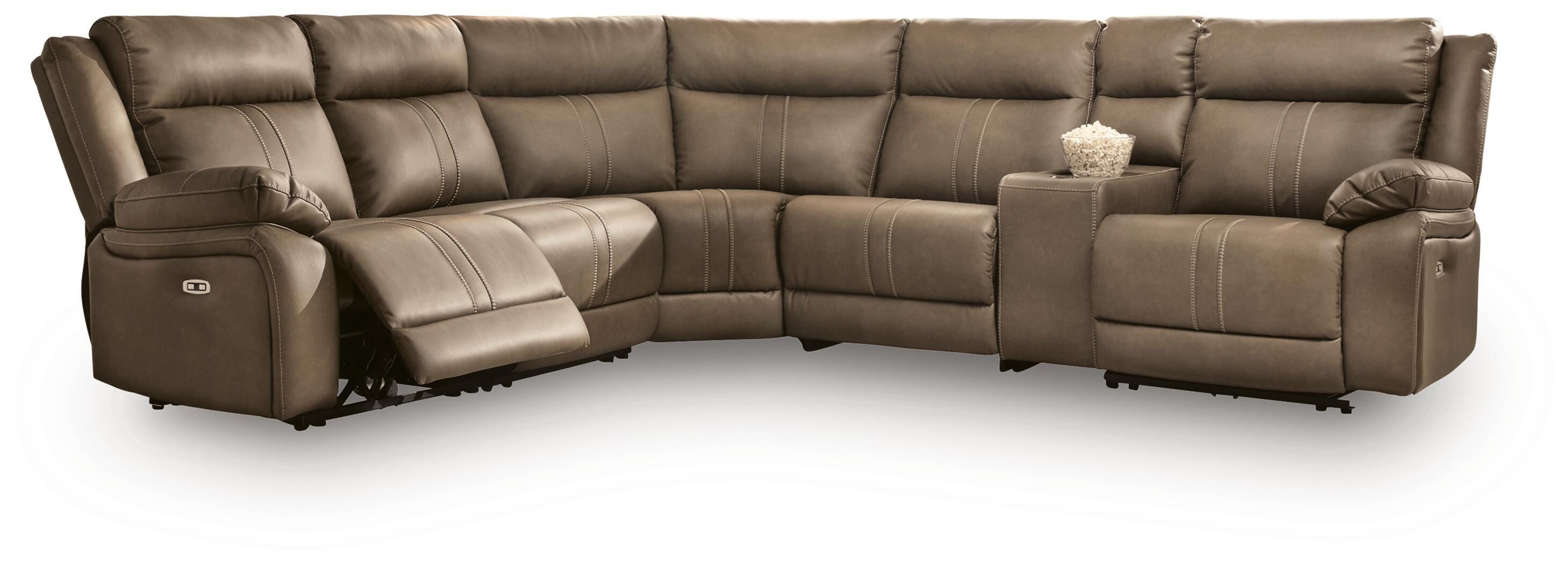 Max-Momentum Biscotti 6 Pc Power Reclining Sectional