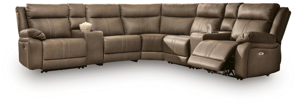 Max-Momentum Biscotti 7 Pc Power Reclining Sectional