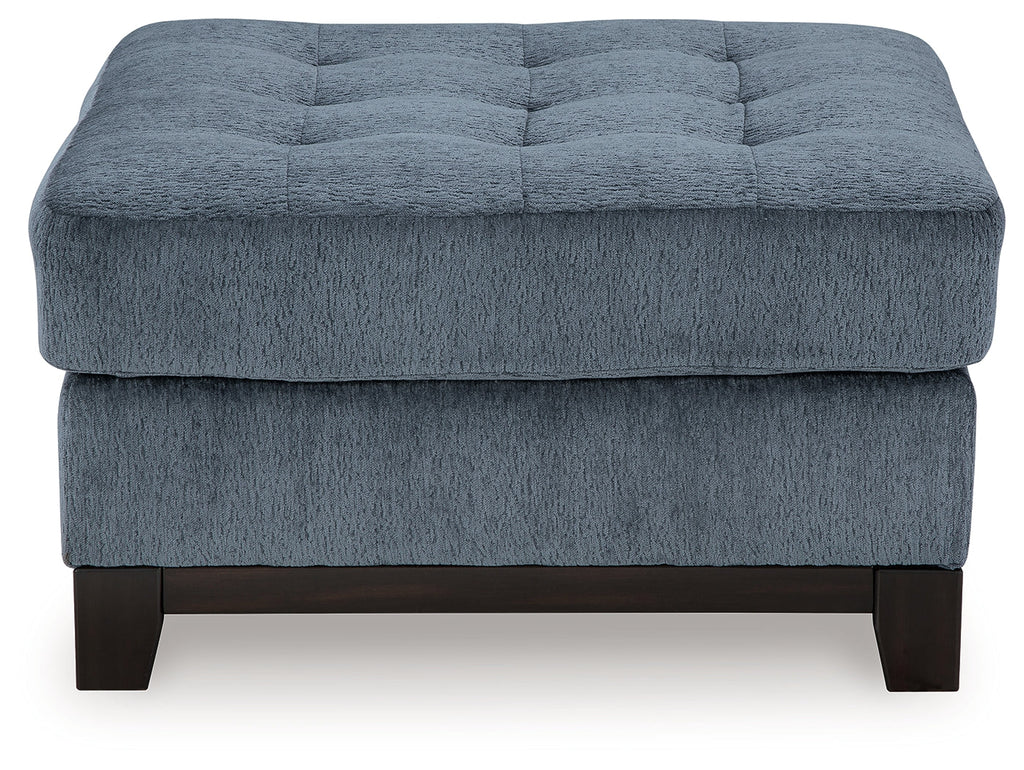 Maxon Navy Place Oversized Chair and Ottoman