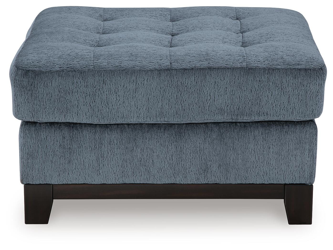 Maxon Place Navy 3-Piece Sectional and Ottoman