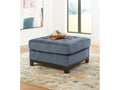 Maxon Place Navy Oversized Accent Ottoman