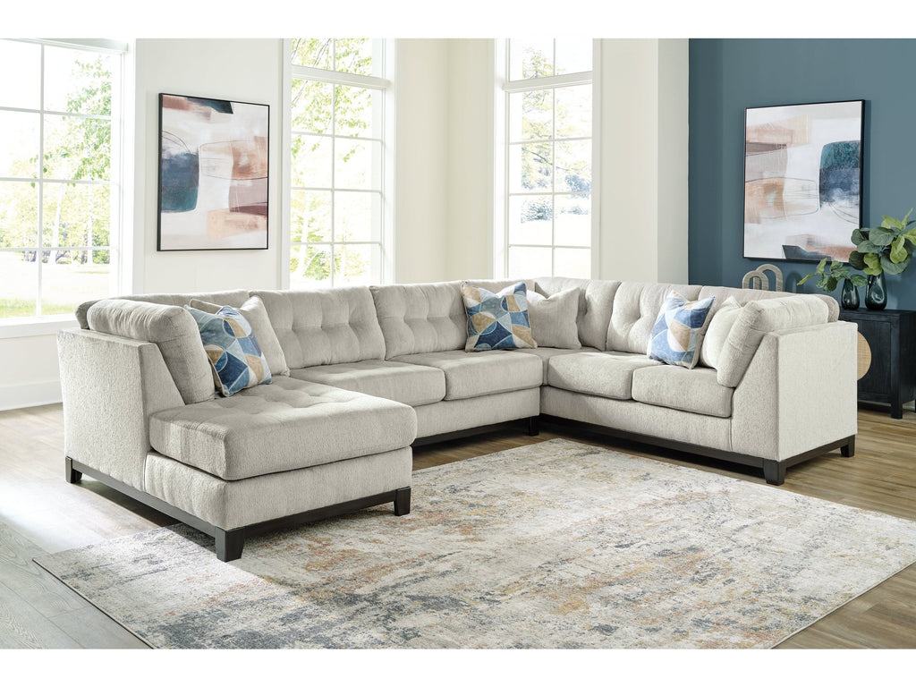 Maxon Place Stone 3-Piece Sectional with Chaise