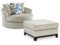 Maxon Stone Place Oversized Chair and Ottoman