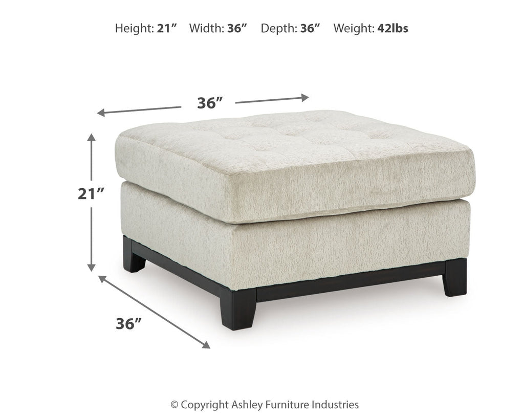 Maxon Stone Place Oversized Chair and Ottoman