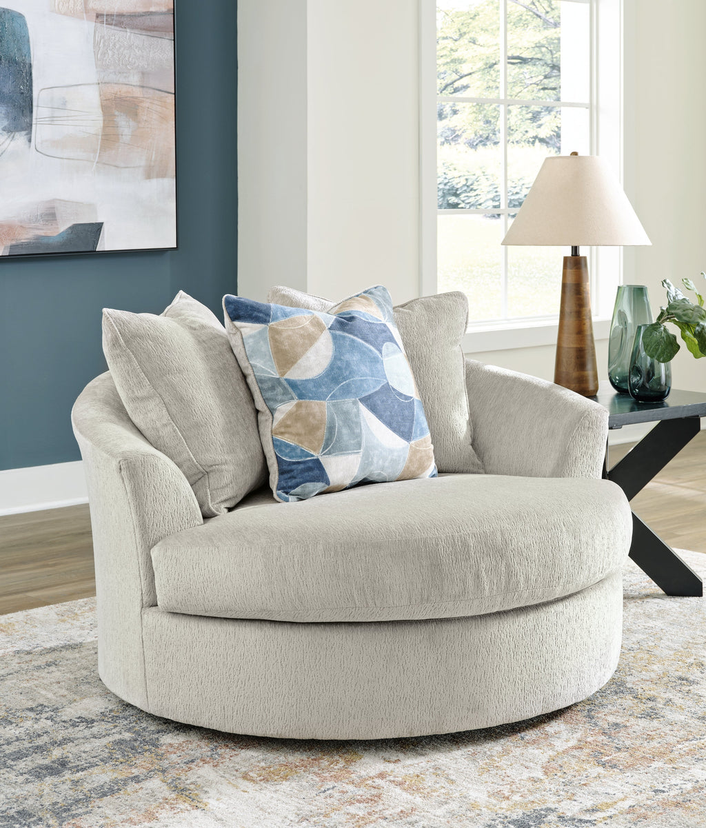 Maxon Stone Place Oversized Chair and Ottoman