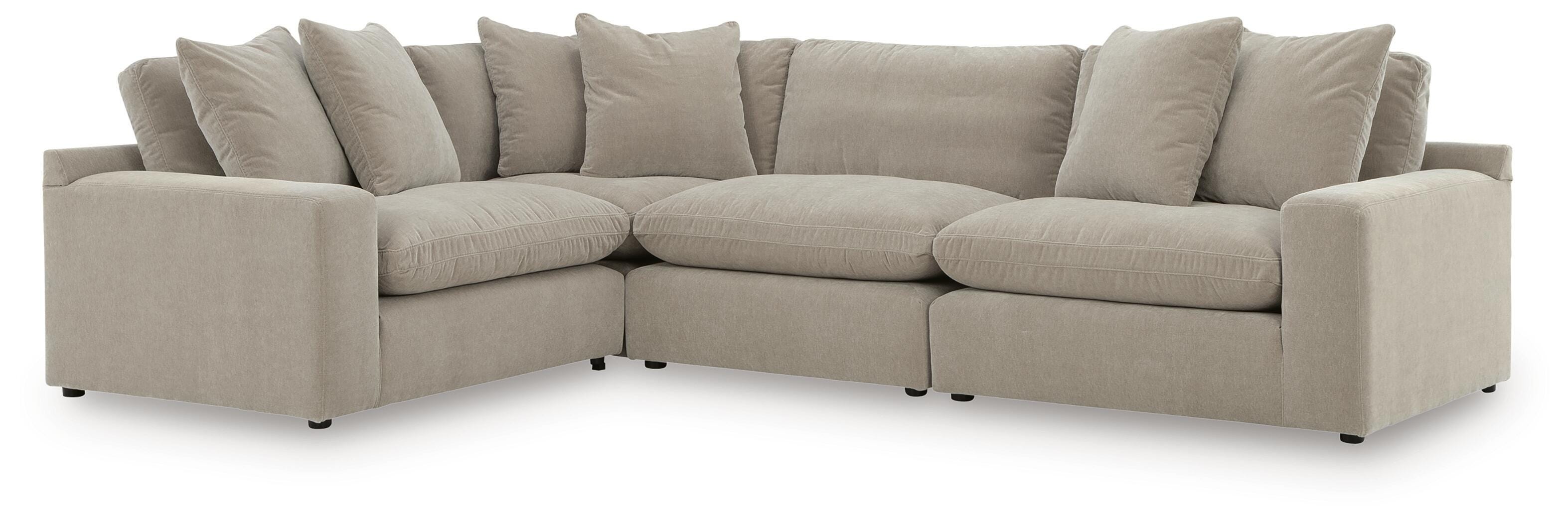 Maxton Heights Pebble 4-Piece Sectional