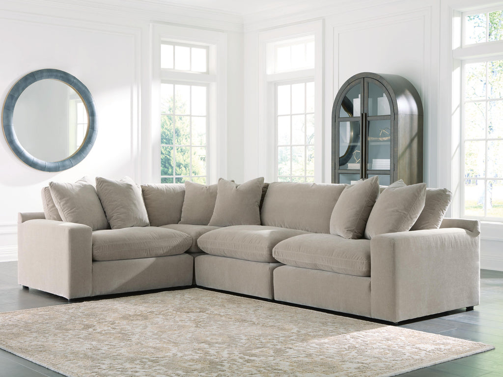 Maxton Heights Pebble 4-Piece Sectional