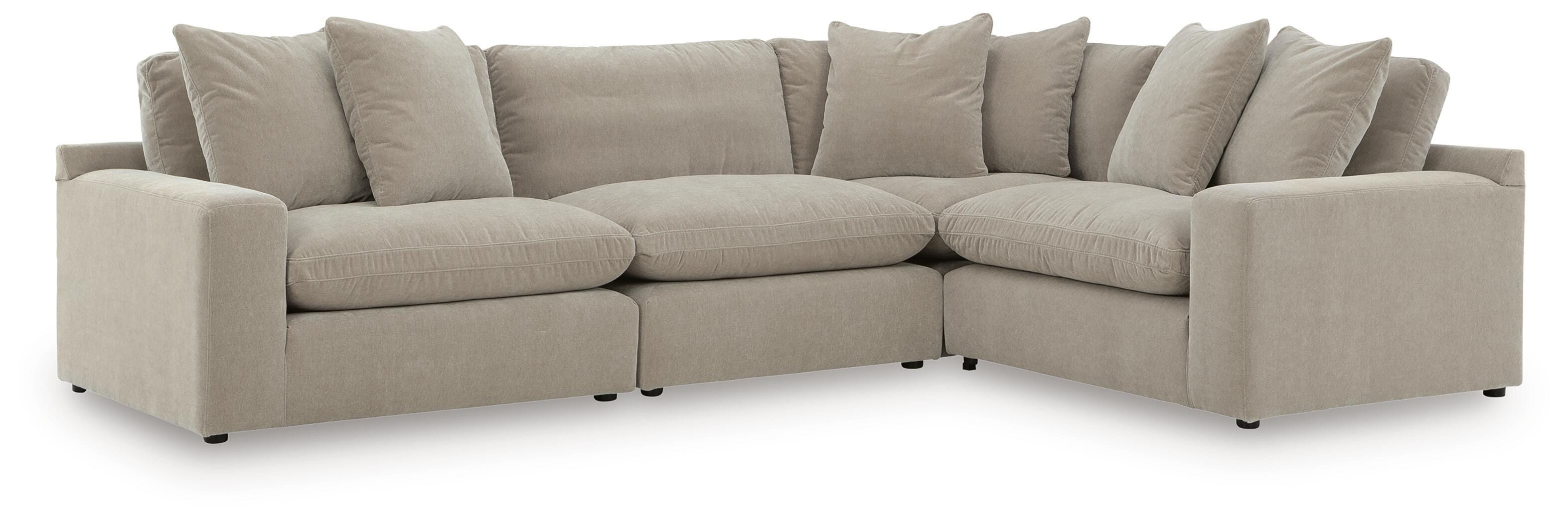 Maxton Heights Pebble 4-Piece Sectional