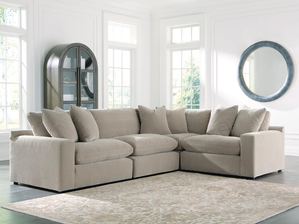 Maxton Heights Pebble 4-Piece Sectional