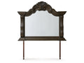 Maylee Bedroom Mirror, Dark Brown