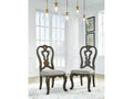 Maylee Dark Brown Dining Chair (Set of 2)