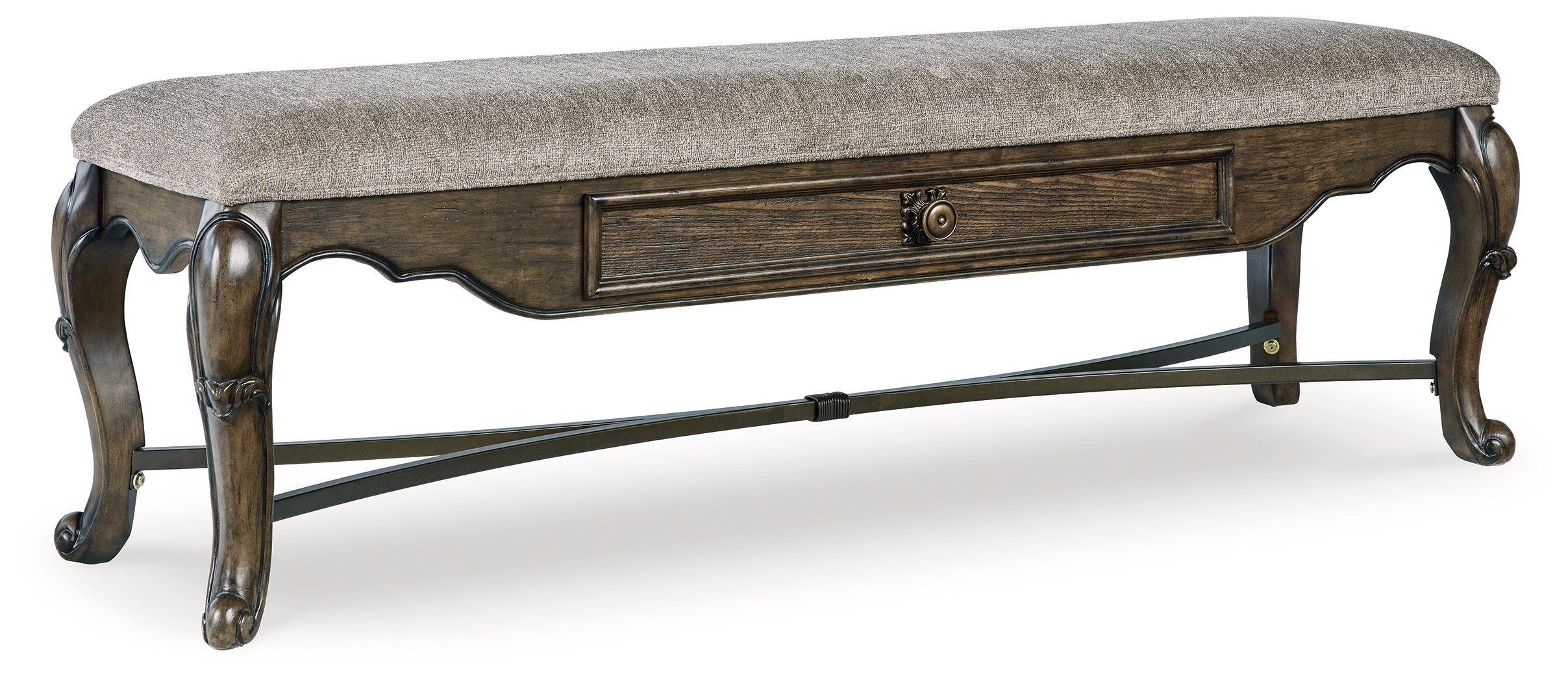 Maylee Dark Brown Dining Table, 2 Chairs and Bench