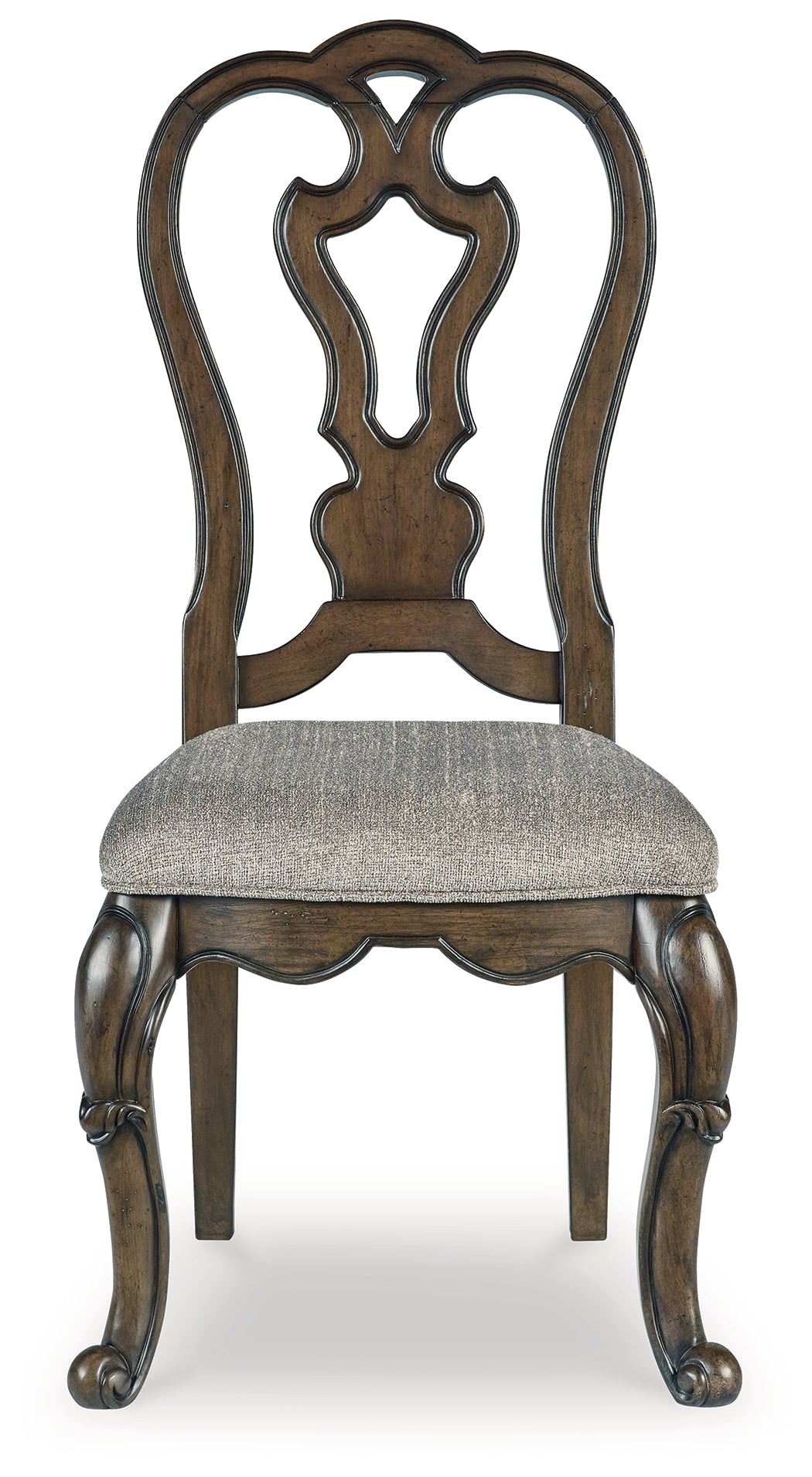 Maylee Dark Brown Dining Table, 6 Chairs and Bench