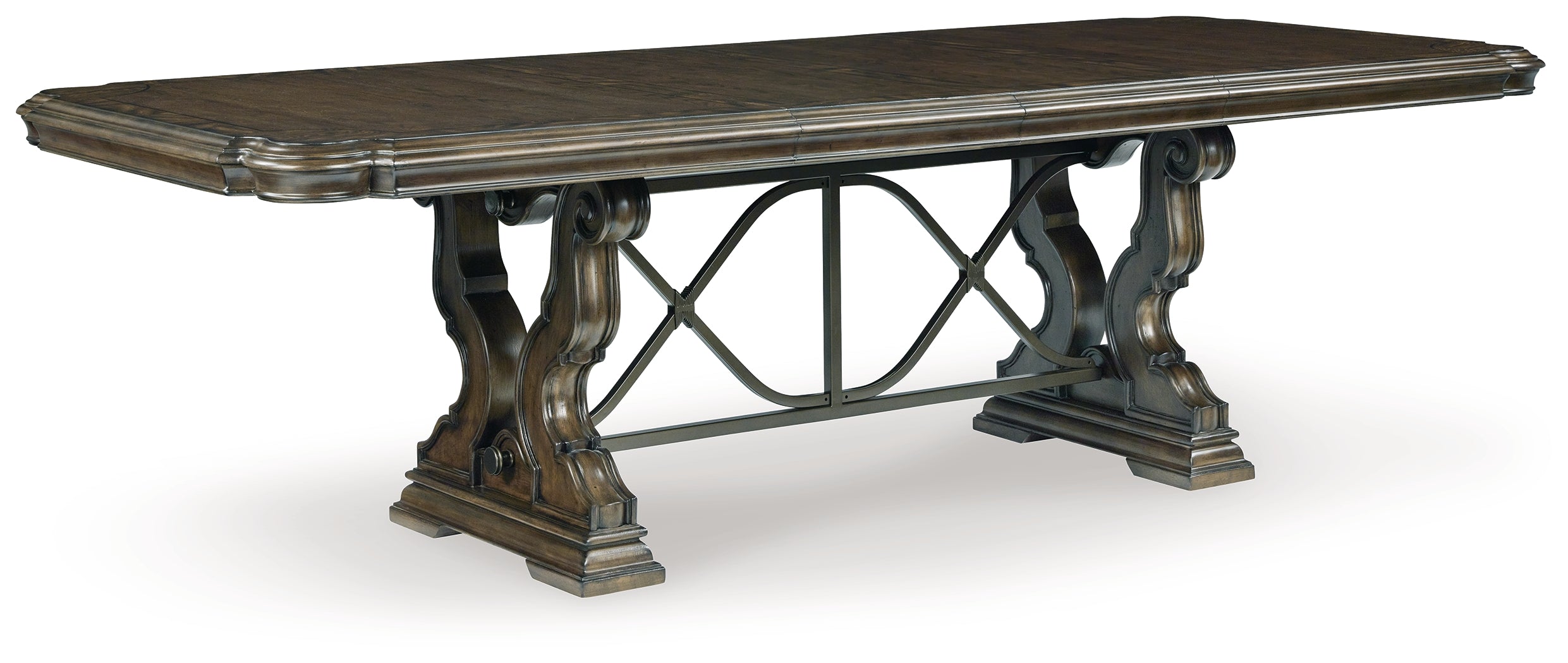 Maylee Dark Brown Dining Table and 4 Chairs
