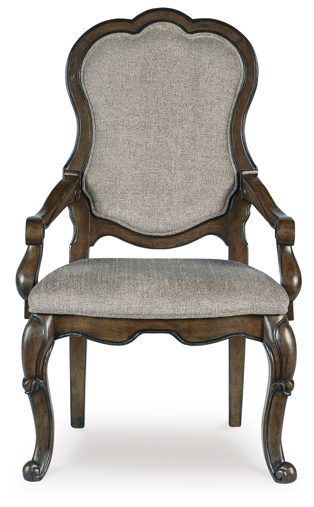 Maylee Dark Brown Dining Table and 8 Chairs
