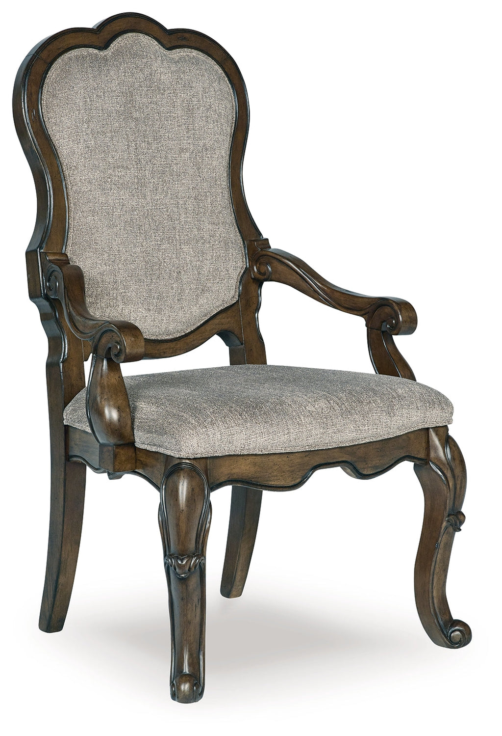 Maylee Dark Brown Dining Table and 8 Chairs