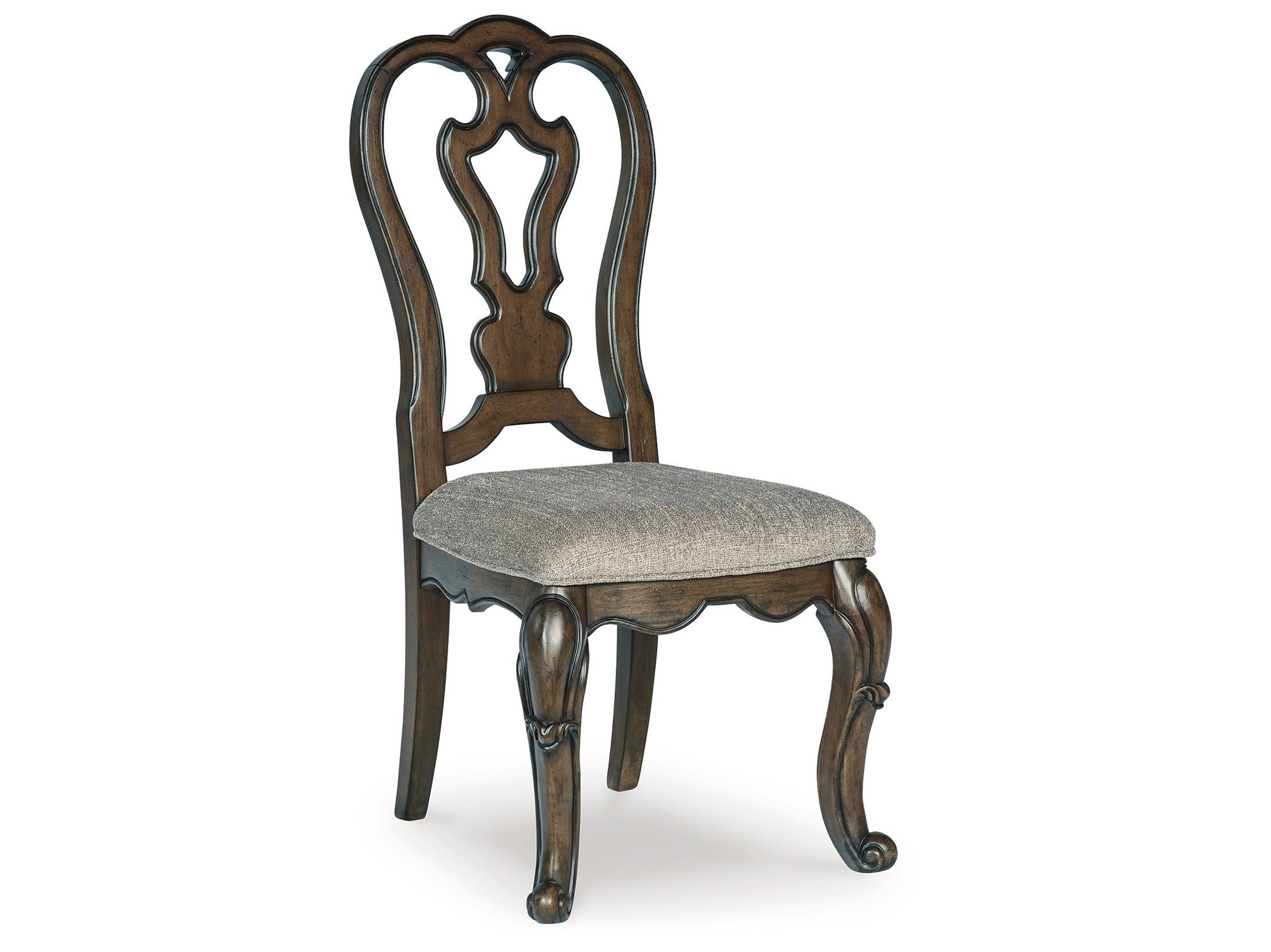 Maylee Dark Brown Dining Table w/8 Chairs