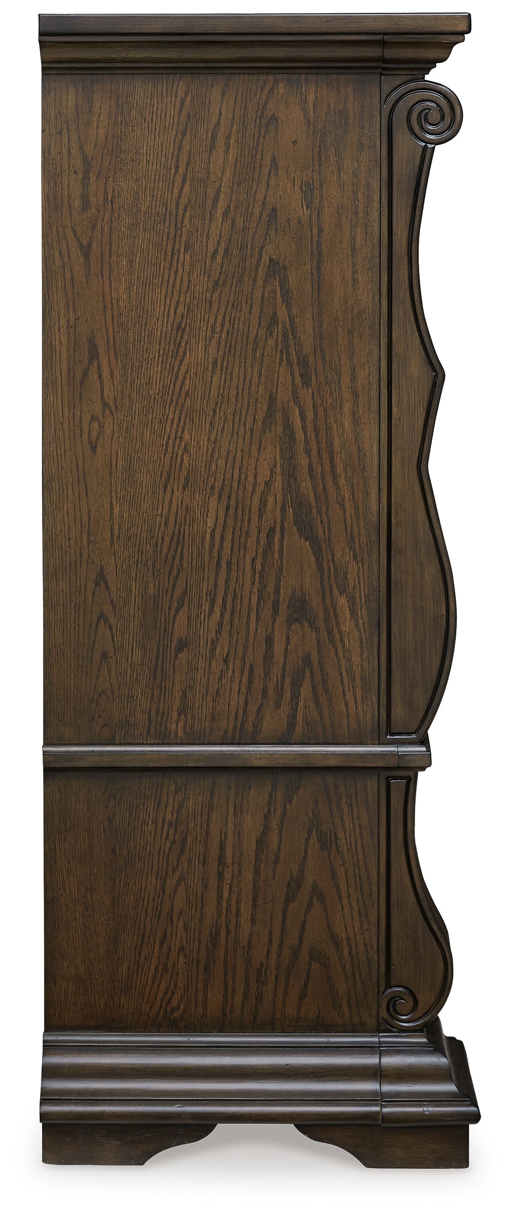 Maylee Queen Panel Bedroom Set, Dark Brown
