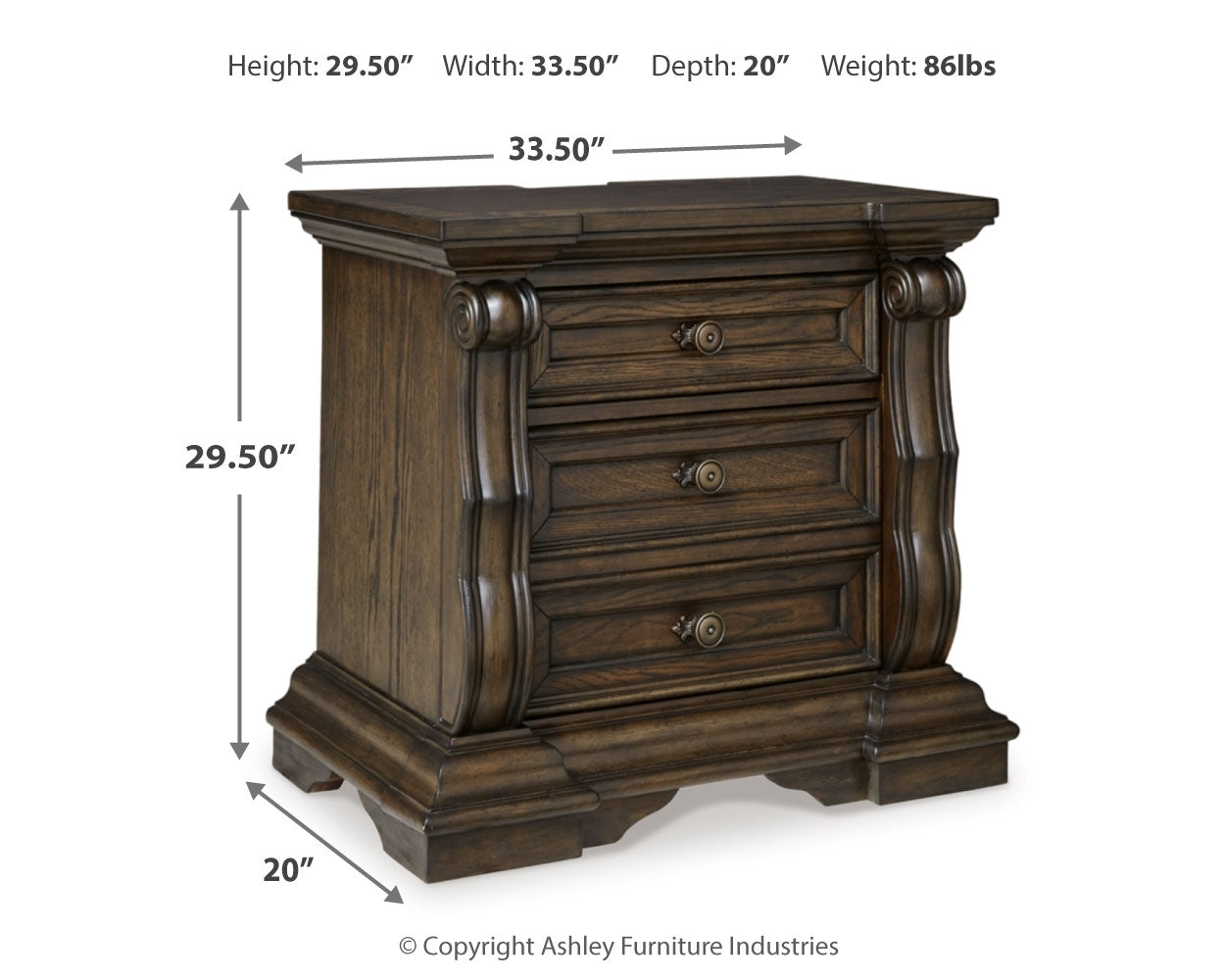 Maylee Queen Upholstered Panel Bedroom Set, Dark Brown