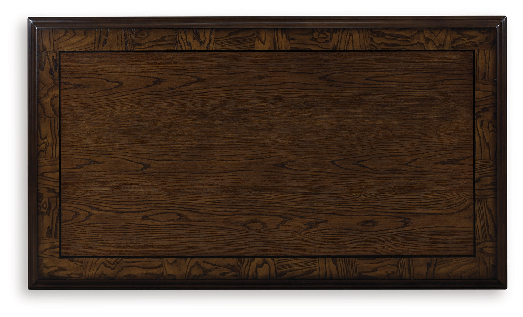 Maylee Dark Brown Rectangular Cocktail Table