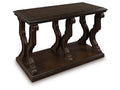 Maylee Dark Brown Sofa Table