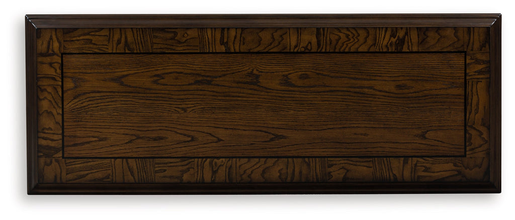 Maylee Dark Brown Sofa Table