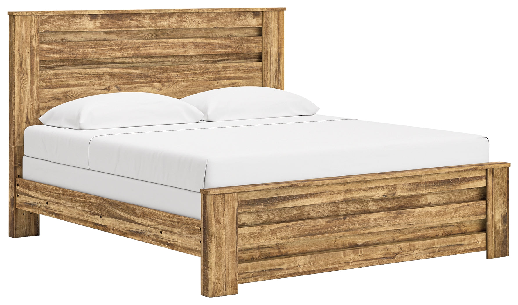 Maystonna Brown King Panel Bed