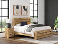 Maystonna Brown King Panel Bed
