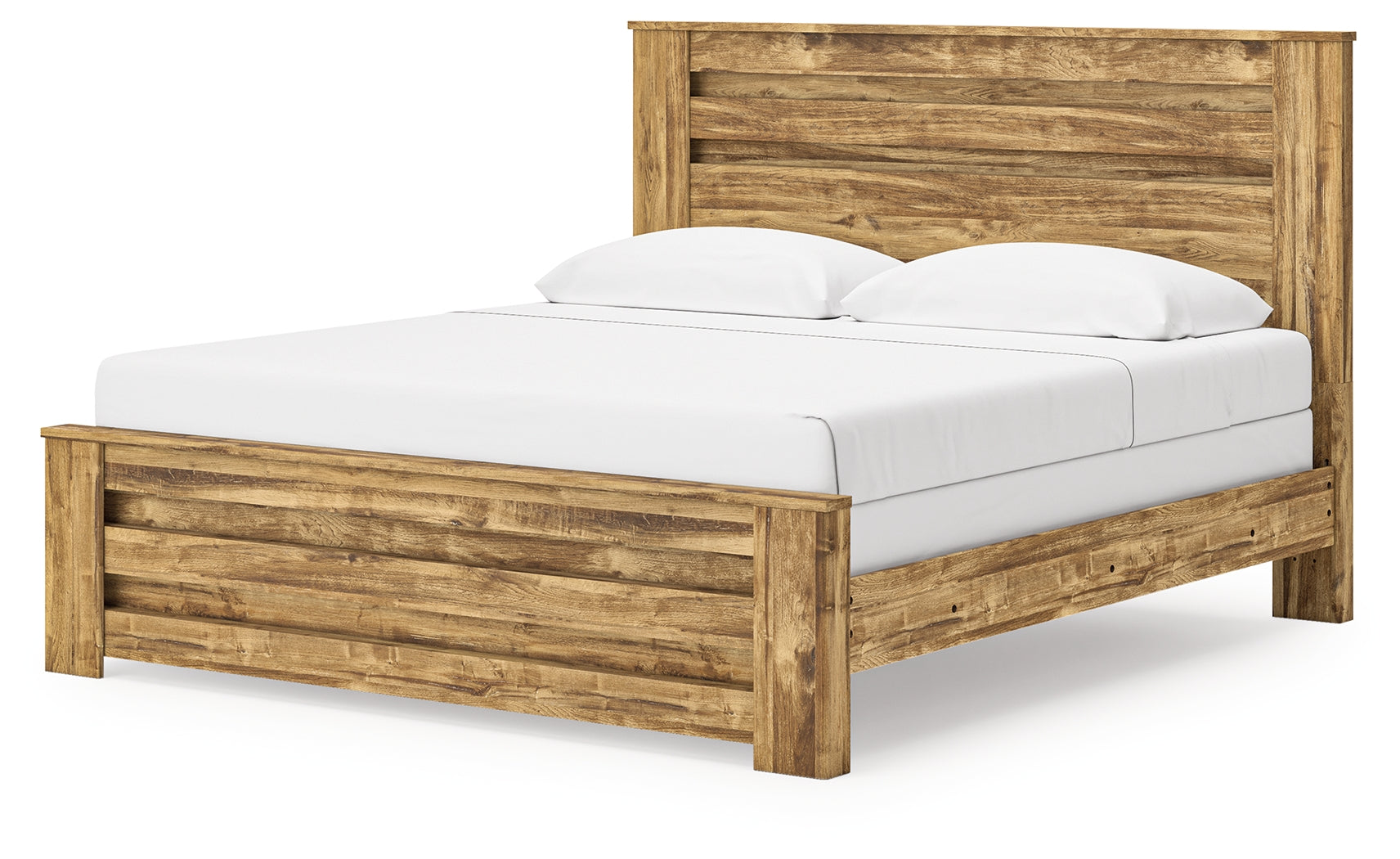 Maystonna Brown King Panel Bed
