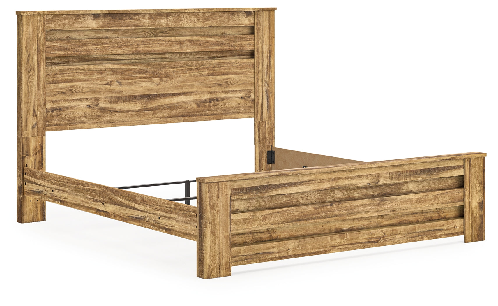 Maystonna Brown King Panel Bed