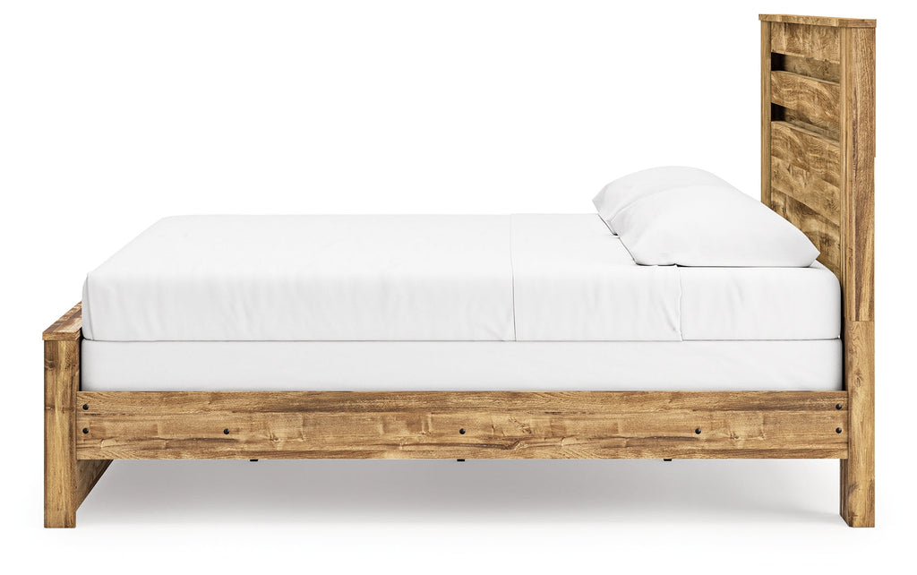 Maystonna Brown King Panel Bed