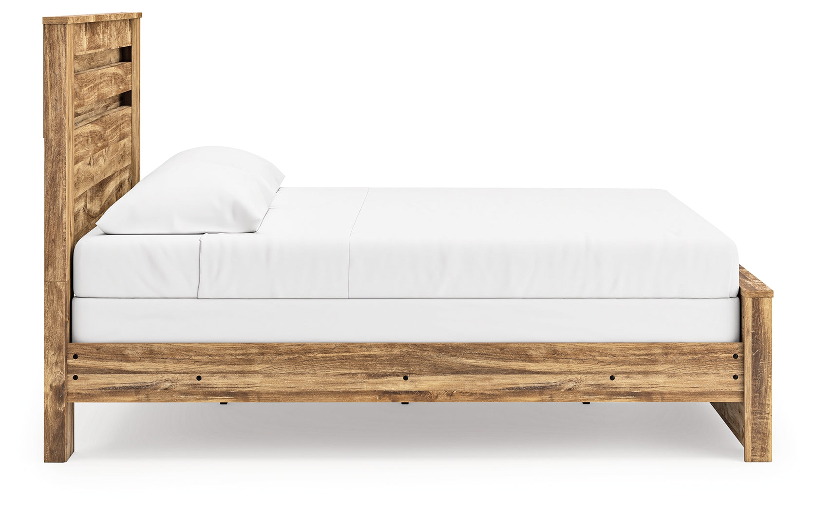 Maystonna Brown King Panel Bed
