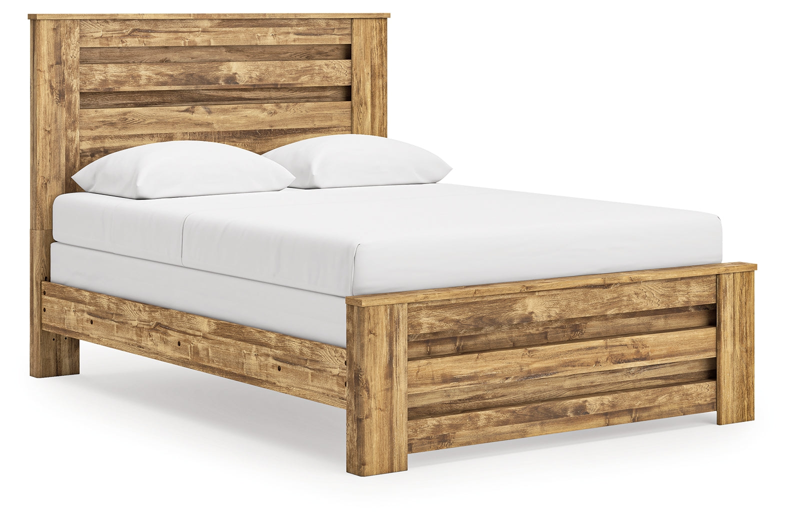 Maystonna Brown Queen Panel Bed