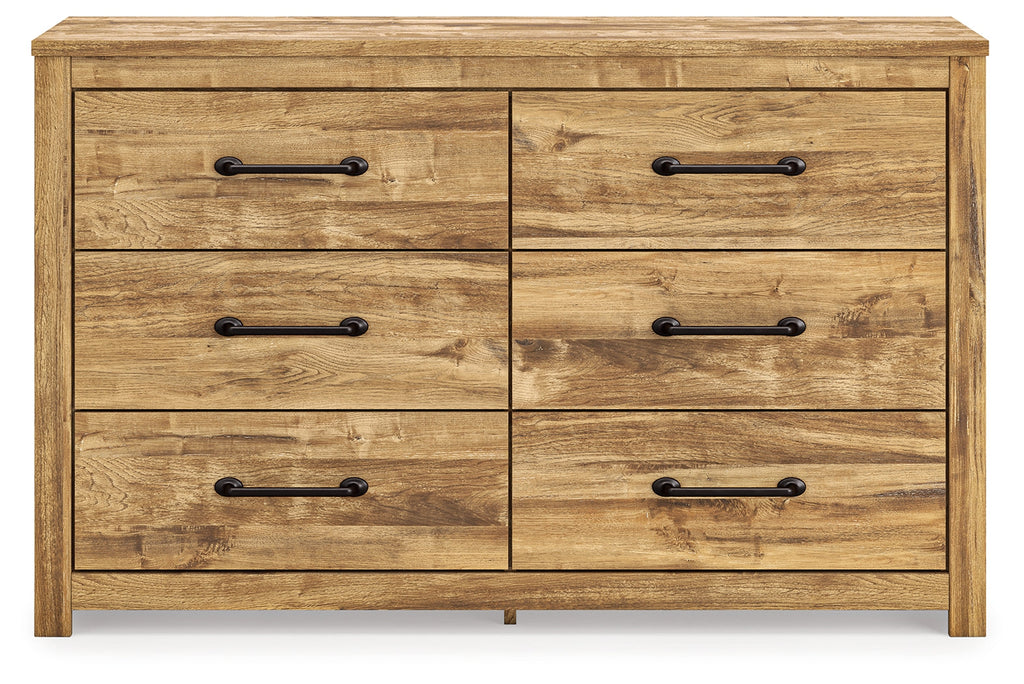 Maystonna Brown Six Drawer Dresser