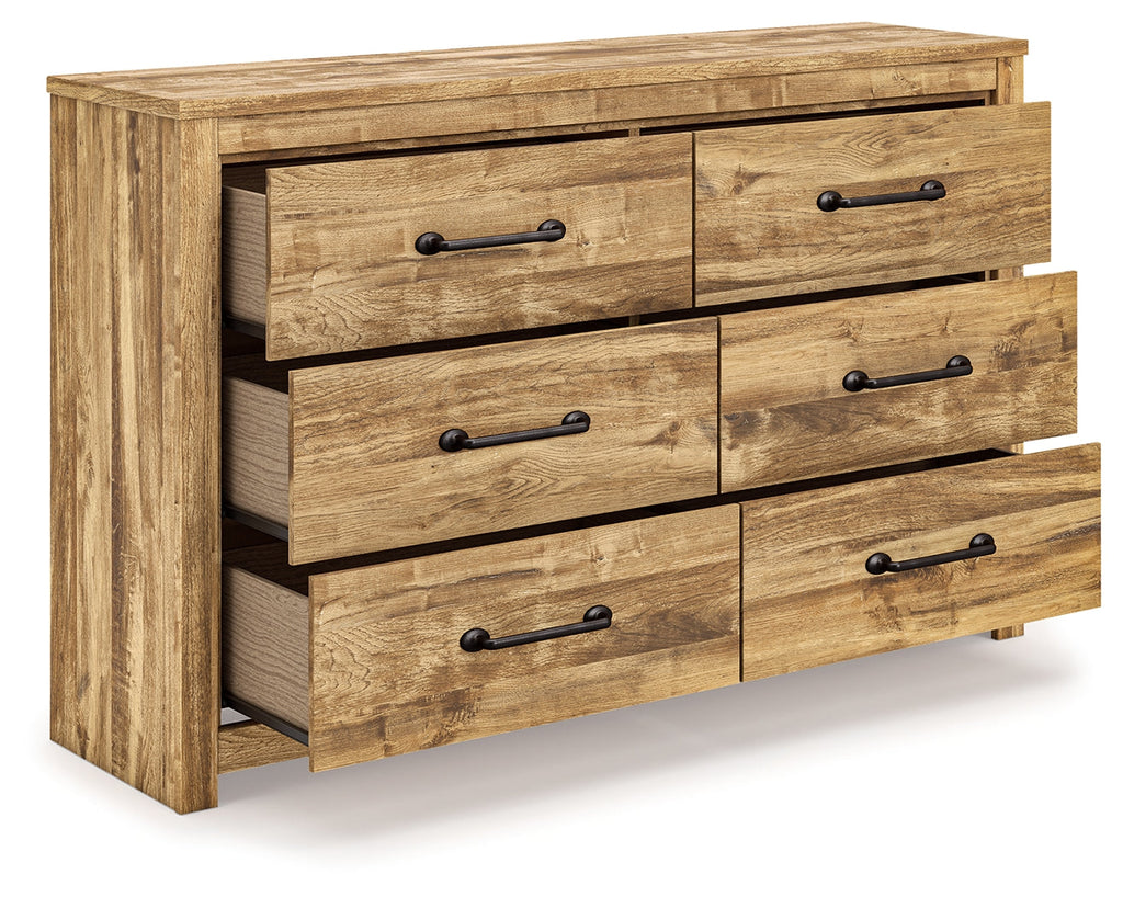 Maystonna Brown Six Drawer Dresser