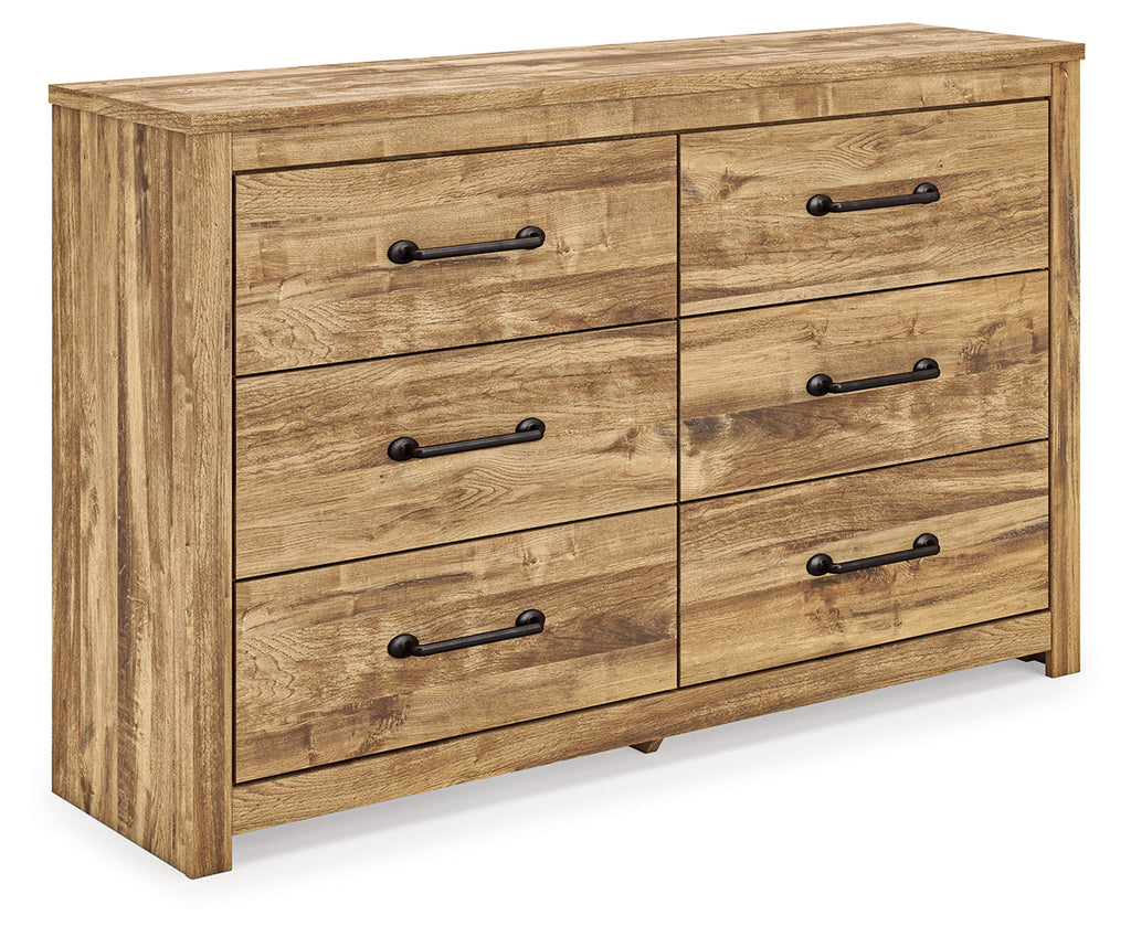 Maystonna Brown Six Drawer Dresser